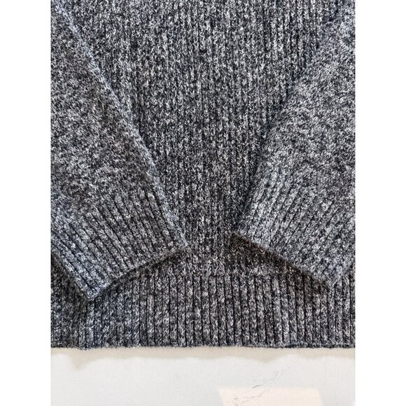 Old Navy Men Shawl Neck Pullover Gray Long Sleeve Sweater Button Size Large - Picture 4 of 10